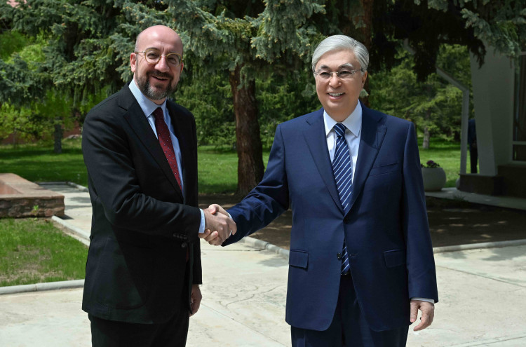 President Kassym-Jomart Tokayev held a meeting with President of the European Council Charles Michel